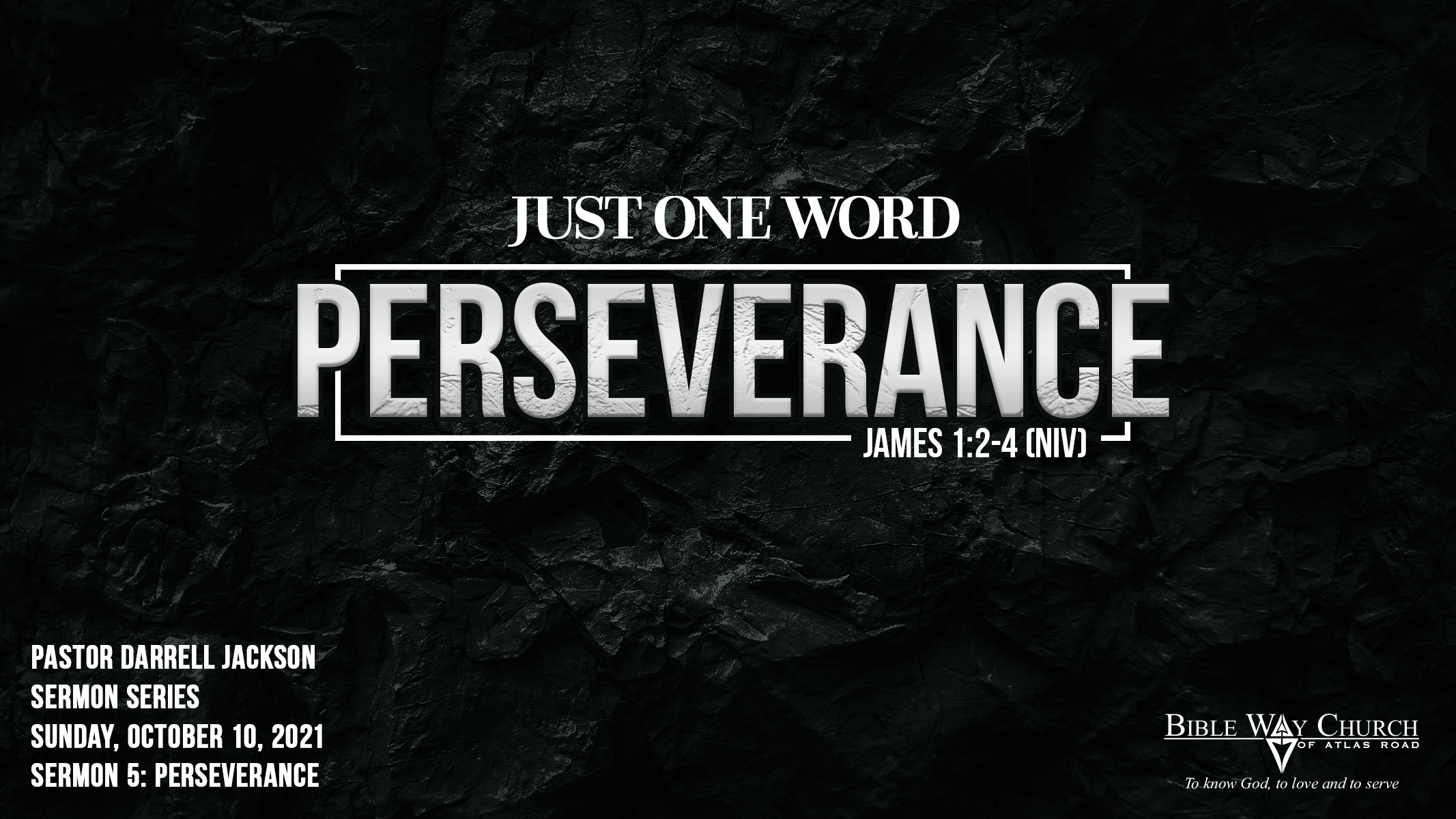 Just One Word_Perseverance: